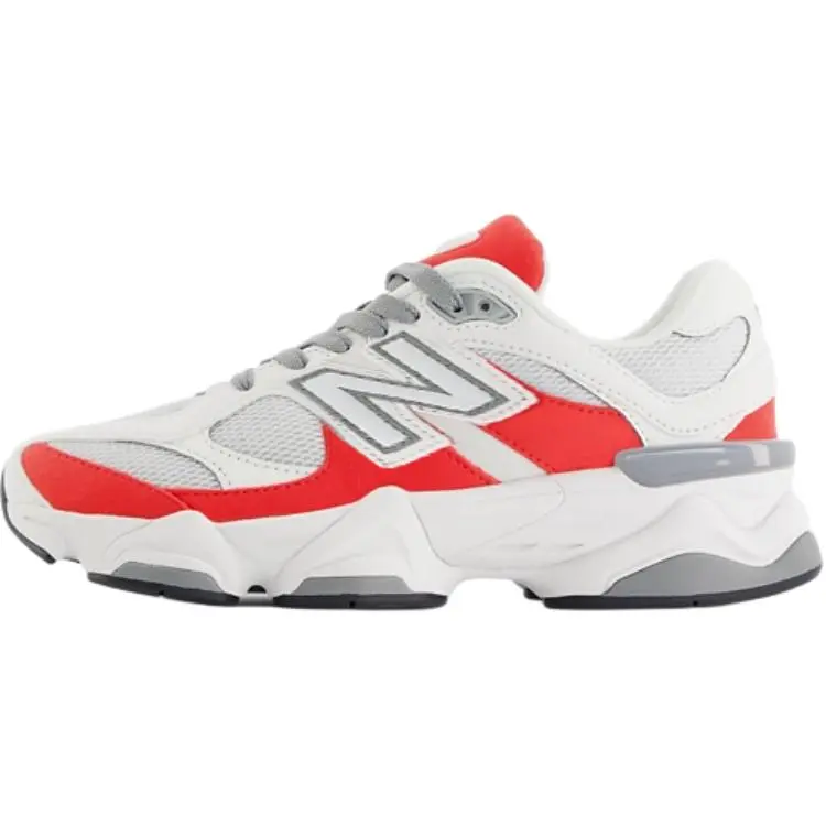 NEW BALANCE 9060 Reflection Red Workout Footwear for Women & Teens, Sporty Chic Lightweight, Breathable & Reflective Design