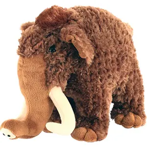 212 MAIN 4 in. Woolly Mammoth Stuffed Animal Dog Toy - Interactive Plush Pet Accessory, QR-Enabled Educational Dog Toy (Stuffed Animals Category)