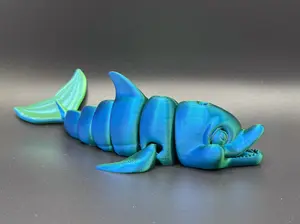 3D Dolphin 6" Articulated Figurine Collectible