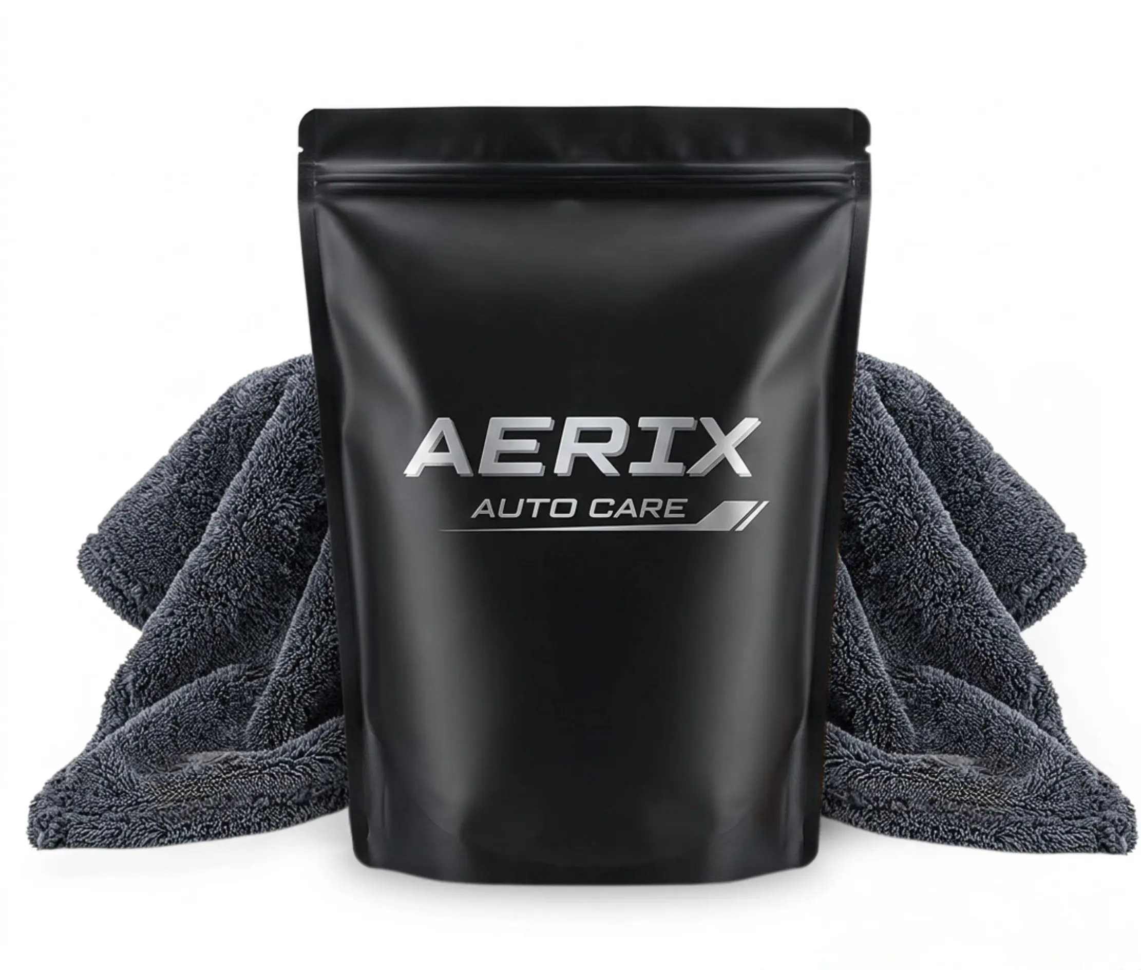AERIX AUTO CARE TM Premium Line Dual-Sided Twisted-Loop Drying Towel – 1200 GSM 80/20 Blend Microfiber – Professional Grade, Ultra-Absorbent, Lint-Free Luxury Car Detailing Cloth for Streak-Free Drying, Large Vehicles, Home, Glass, Ceramic Coatings & PPF