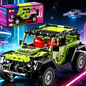 New 2026 Exclusive Building Blocks Off-Road Truck, Construction Building Blocks, Perfect Gift, Super Fun Assembly, Desktop Decor, Living Room Collection, Best Christmas Choice