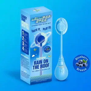Lollipop Star Music Audio Lollipops – Sugar-Free Heart-Shaped Candy with Bone Conduction Technology | Cute K-pop Style Novelty Gift | Strawberry, Blueberry, Peach &  TropicalTwist