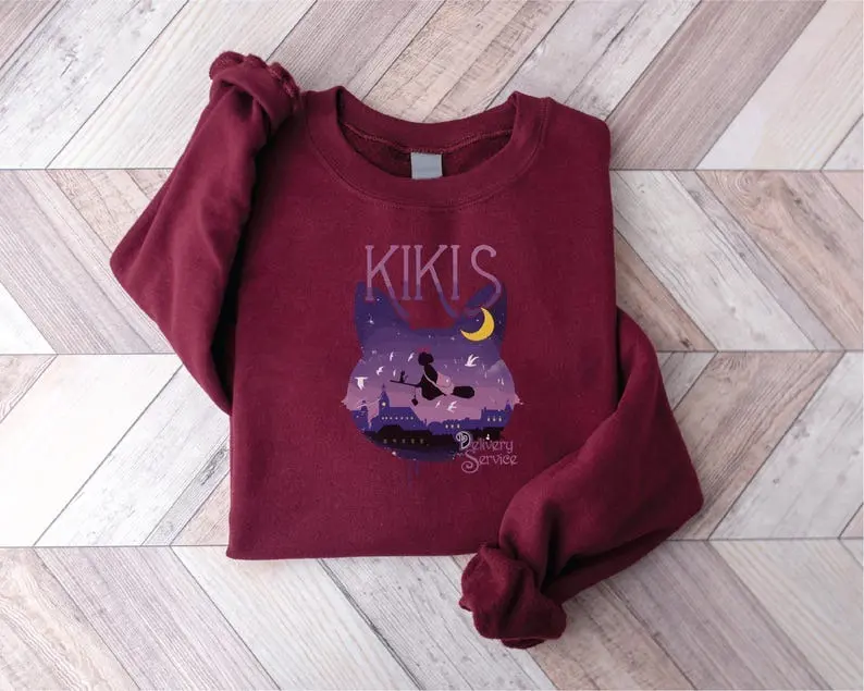 Kiki's Delivery Service Shirt, Hayao Miyazaki Studio Ghibli, Vintage Shirt, Spirited Away Sweatshirt