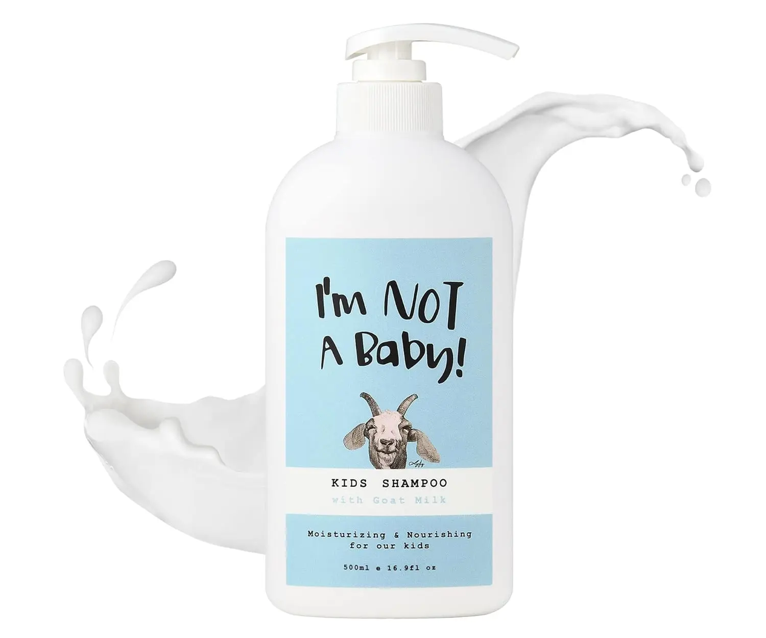 I'M NOT A BABY! Kids Series 16.9, Goat Milk Formula, Paraben-Free and Silicone-Free, Gentle Hair Care for Kids