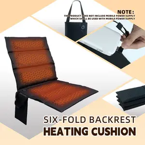Foldable Portable Heated Seat Cushion (Does not include a power bank) with 3-Level Temperature Control Auto Power-Off Protection Lightweight for Fishing Hunting Camping Sports Events Stylish Practical Gift, TikTokShopBlackFriday