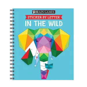 Brain Games - Sticker by Letter: In the Wild (Sticker Puzzles - Kids Activity Book) books