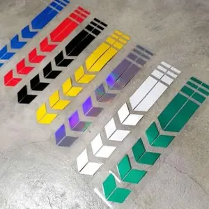 2pcs/Electric Motorcycle Mudguard Sticker, Motorcycle Sports Car Decal Sticker, Modified Car Sticker, Waterproof Reflective Sticker