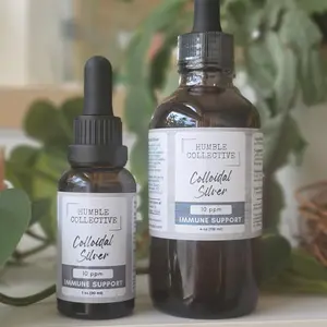 10 PPM Colloidal Silver Bio-Active Liquid for Immune Support, 4oz Glass Bottle vitamin and supplements sovereign immune support