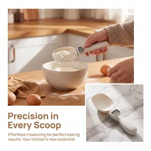 2026 Upgrade Electronic Measuring Spoon with Conversion Function, LED Display Adjustable Measurement Tool, Precision Kitchenware, Digital Measuring Spoon