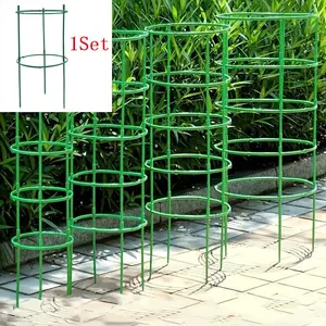 DIY Assembly Multi layer Home Vine Climbing Frame - Multi functional and Strong Supporting Plant Vine Climbing Support Rod, Climbing Vegetable Plant Garden Arch Trellis, Garden Supplies