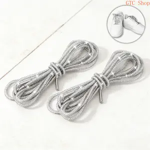 2PCS Rhinestone Glitter Shoe Laces – 47in Shiny Bling Rope Strings, No-Tie Shoelace Anchors Set, Versatile Drawstring Cords for Shoes, Hoodies, Trunks & Bags, Perfect DIY Decor Accessories for Footwear & Bedroom Styling