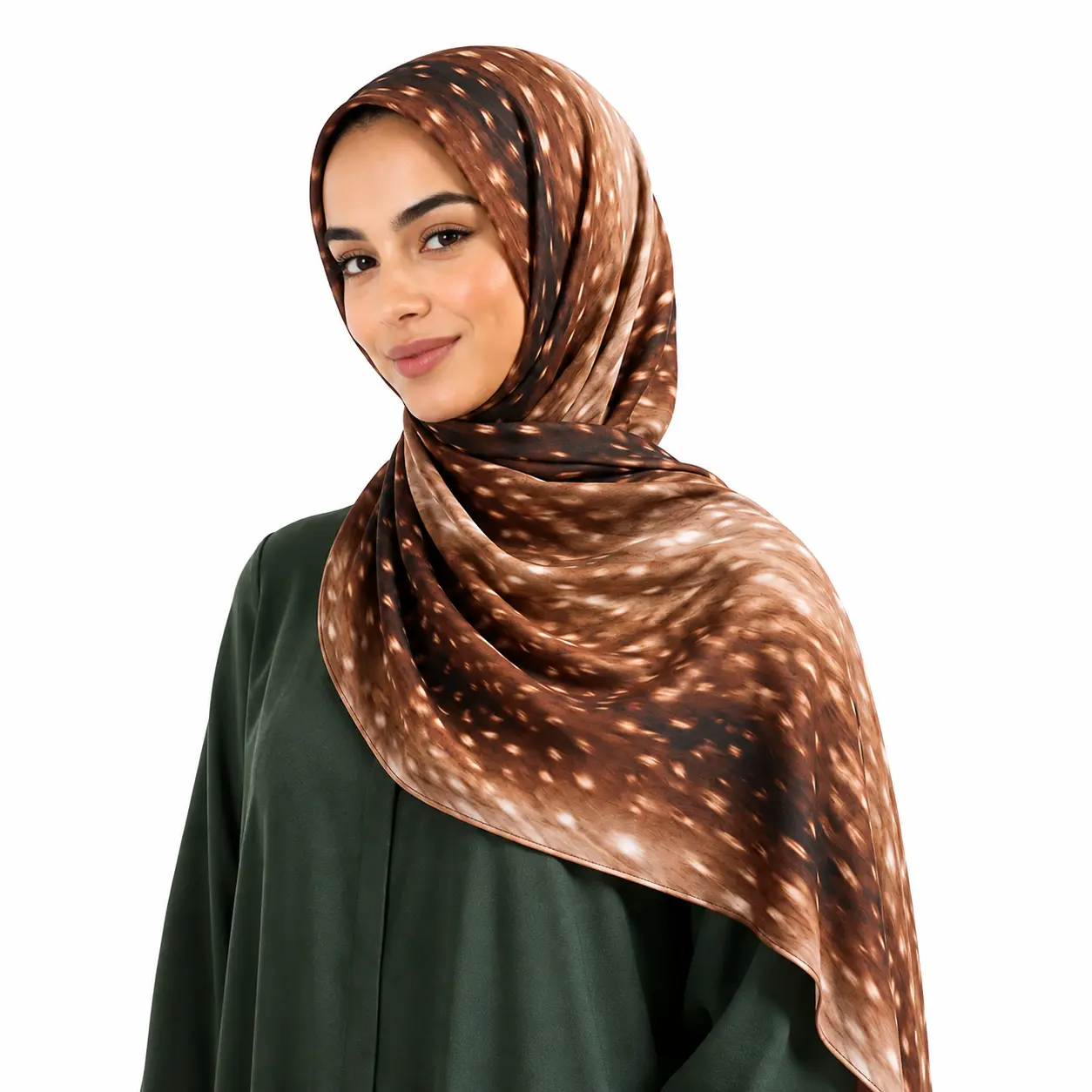 Cocoa Dune Print Modal Hijab