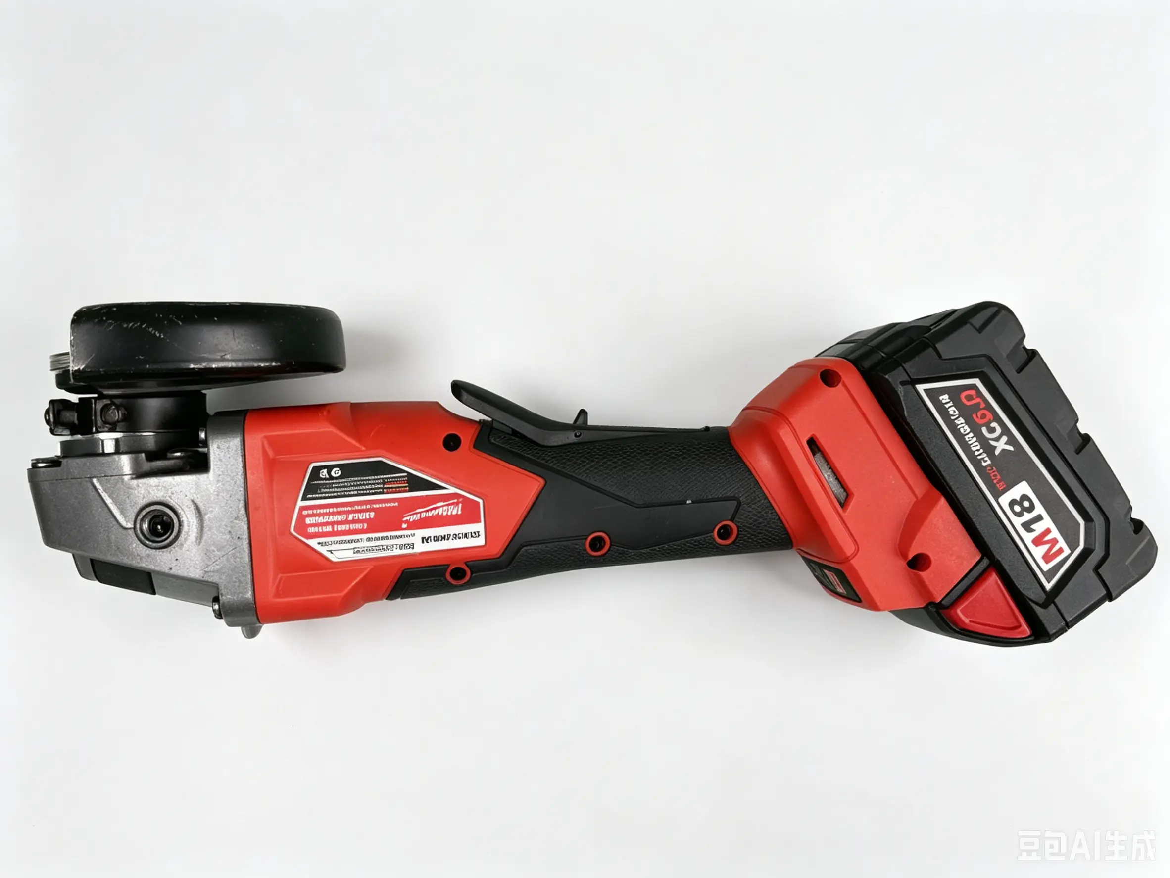 Milwaukee M18 Series 125mm Brushless Cordless Angle Grinder Kit - Rechargeable Battery-Powered Cutter with Side Handle, Heated Relief Tool for Home Welding, Auto Work