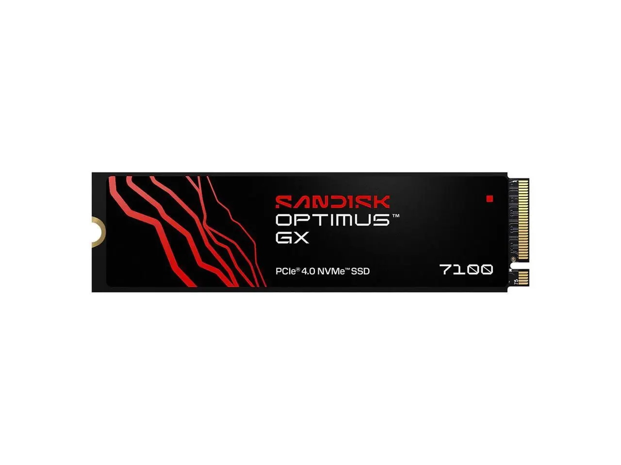 SanDisk Optimus GX 7100 M.2 2280-S3-M 500GB PCI-Express 4.0 x4 3D NAND TLC Internal Solid State Drive (SSD) SDSP71500GAN-000E0