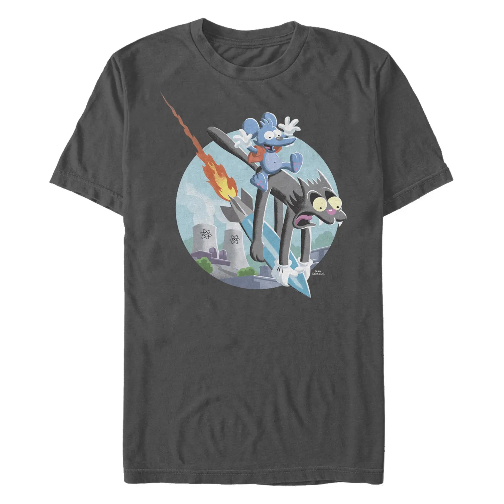 Men's The Simpsons The Itchy & Scratchy Scene T-Shirt