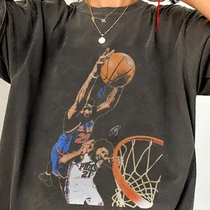 Vintage Mitchell Robinson Dunk Joel Embiid TShirt