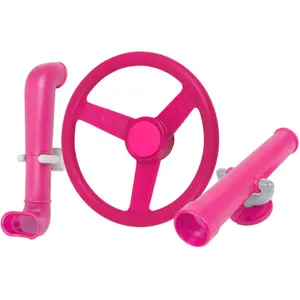 Swing Set Stuff Inc. Periscope Telescope And Steering Wheel Kit Pink