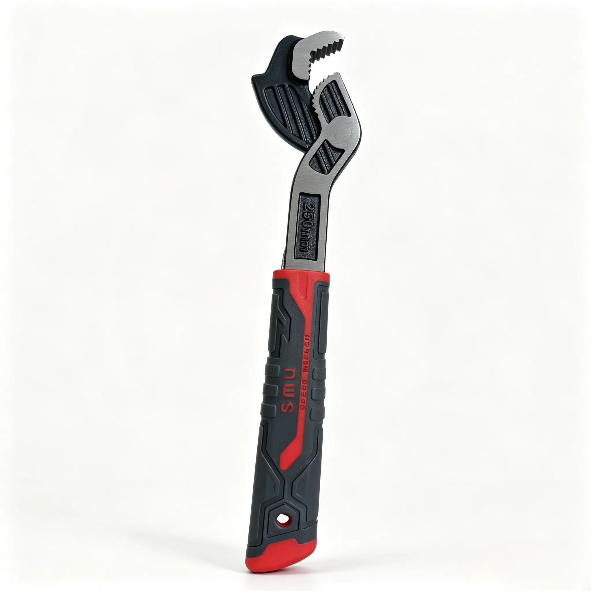 Multifunctional Self-locking Wrench，1-piece universal  tool, 10-inch, suitable for automotive  bicycle pipe repair, valve  pipe installation  maintenance tools, self-adjusting water pipe .  Wrench