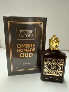 Peter Jacobs OMBRE NOMADE OUD Parfum 100 ml Spray Unisex Sealed Box with Cassis Citrus Zest Raspberry Rose Geranium Jasmine Saffron Oud Patchouli Vanilla Musk Amber Wood & Silver Birch