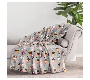 Berkshire Halloween Printed Plush 60x70 Throw