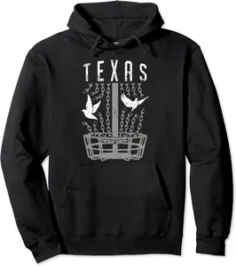 Texas Disc Golf Player Breaking Chains Birdie Pullover Hoodie - Emmacole Shop 83B096XVT1NG