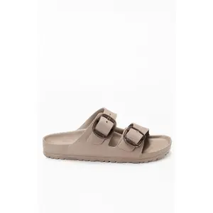 Birkenstock Women's Women's Arizona Big Buckle EVA Sandals Gray Taupe - Multicolor