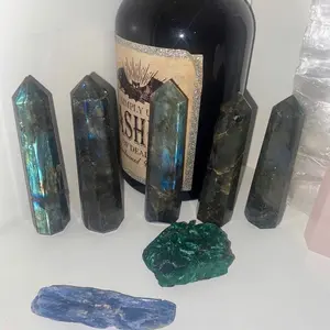 Labradorite Natural Crystal Tower