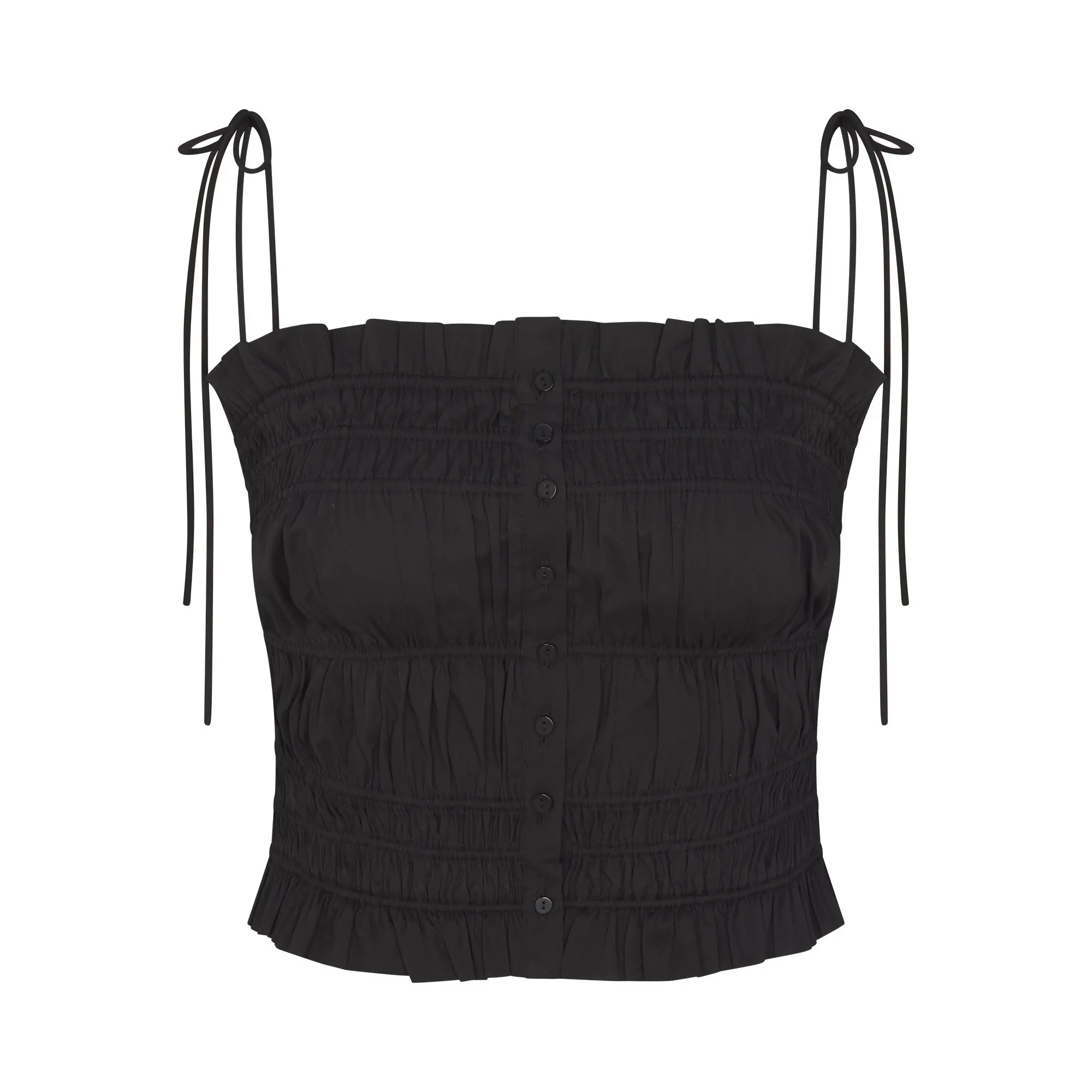 SKIMS POPLIN APPAREL RUFFLE CAMI