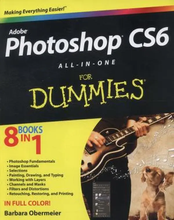 USED Book - Photoshop CS6 All-in-One For Dummies by Barbara Obermeier (Paperback) - english