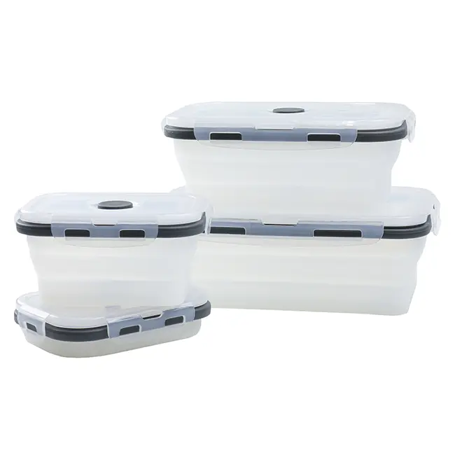 Chef Craft Collapsible Silicone Container - 4 Pack
