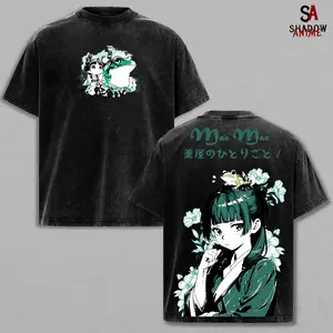 Maomao Tee Washed – The Apothecary Diaries Washed Anime Manga T-Shirt, Minimal Washed Palace Apothecary Graphic Tee, Unisex Oversized Streetwear Shirt, Clever Mystery Anime Aesthetic Tee, Gift for Anime Fans