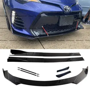 For Toyota GR86 Front Bumper Lip 86" Side Skirt Rear Bumper Lip Strut Rods Black