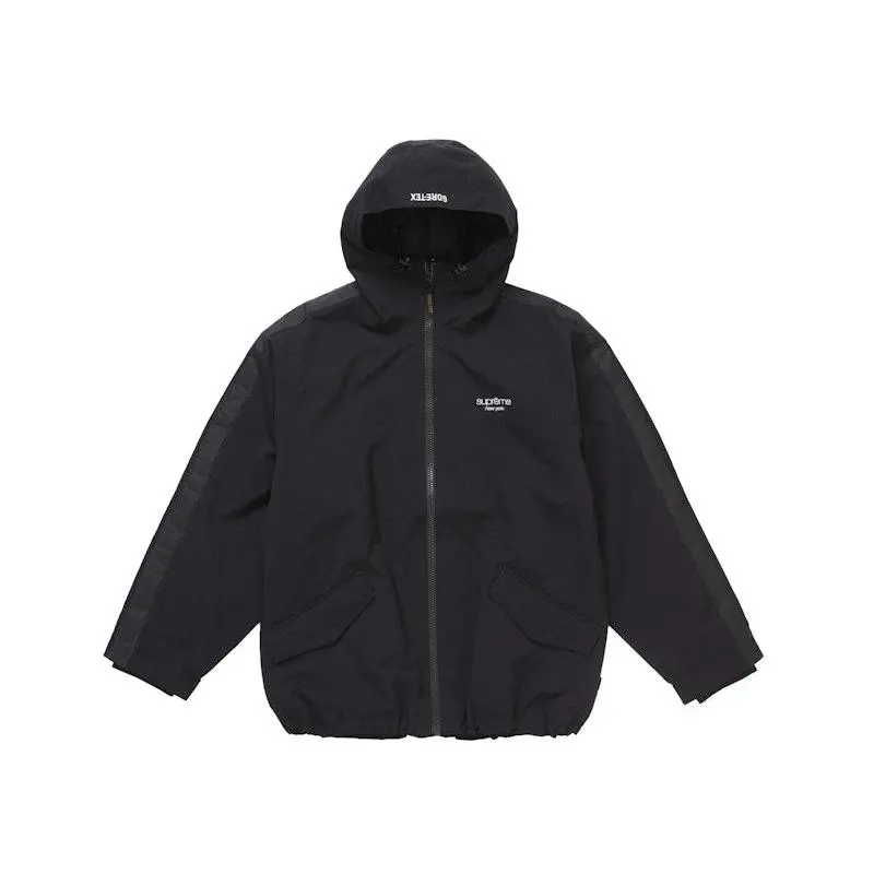 Supreme Men's GORE-TEX Stripe Hooded Jacket Black, from StockX