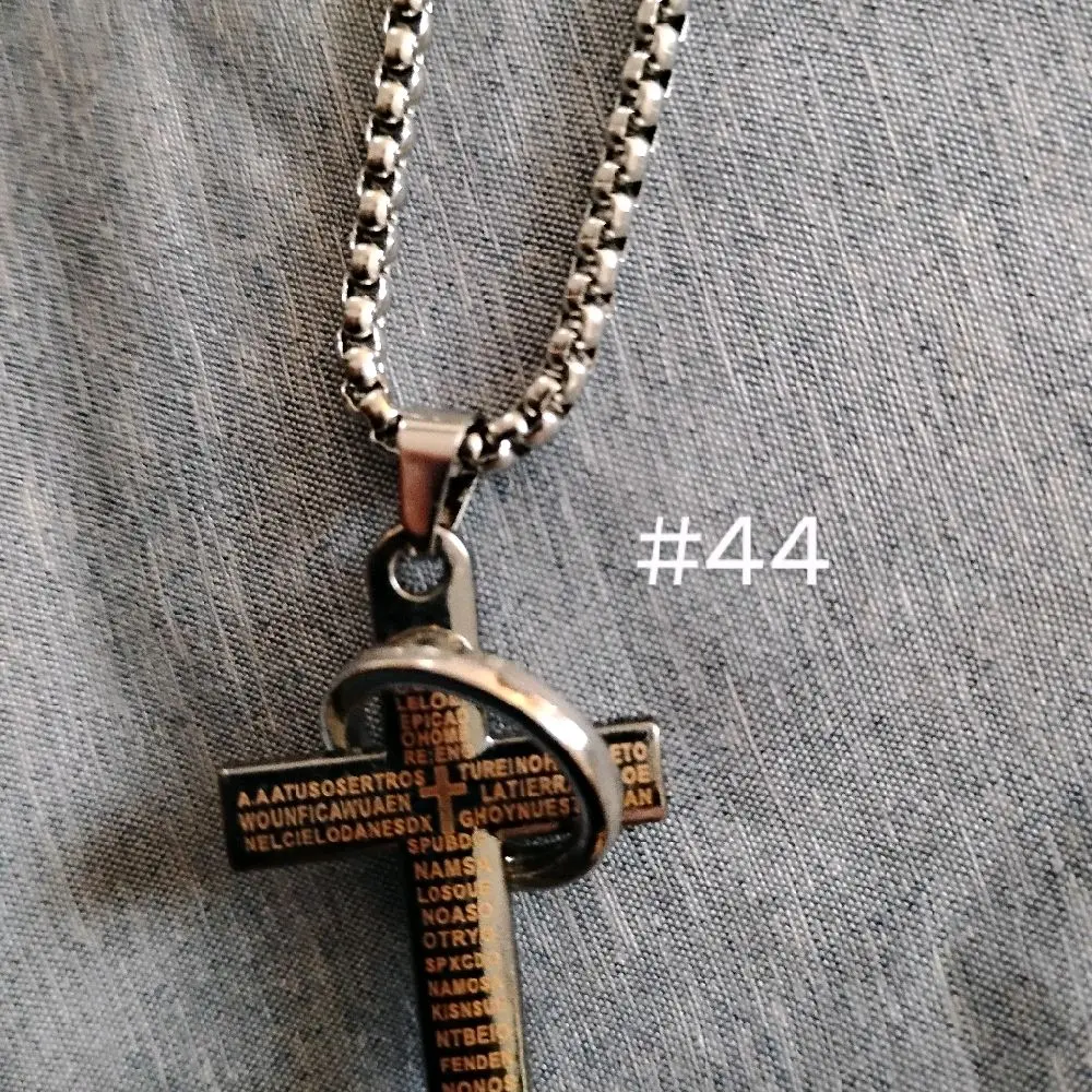 925 Silver Handmade Necklace with Pendant - Chain Design & Text Design