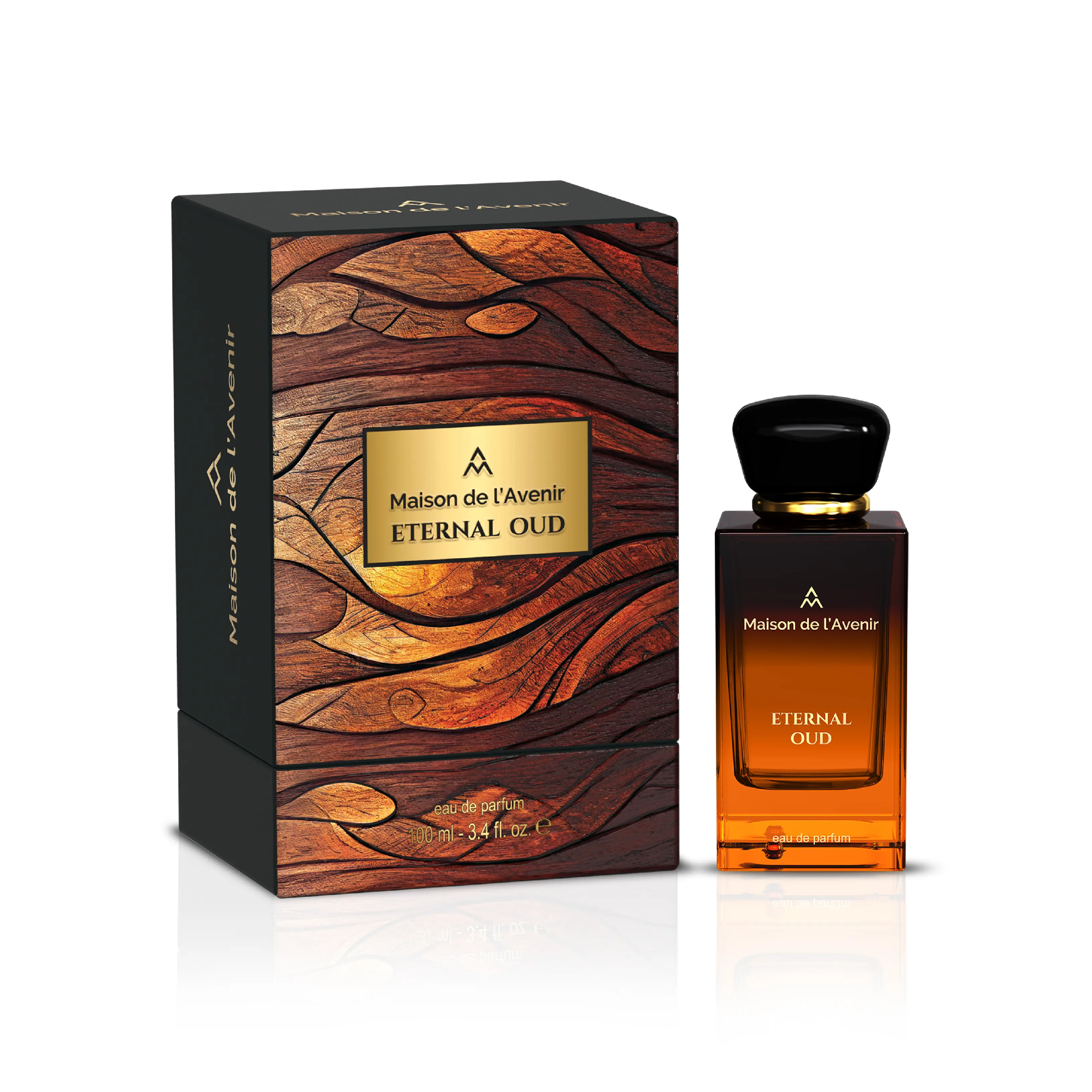 Maison de l'Avenir Eternal Oud - 100 ml | Eau de Parfum for Men & Women | Saffron, Rose and Oud | Perfect Gift for All