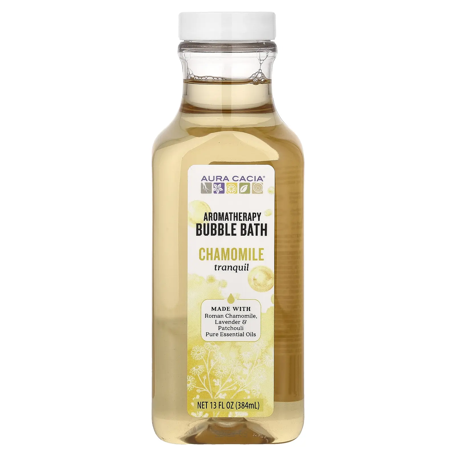Aura Cacia Aromatherapy Bubble Bath, Tranquil, Chamomile, 13 fl oz (384 ml)