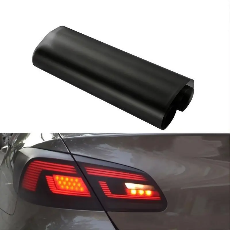 Matt Black Automobiles Car Light Headlight Taillight Tint Vinyl Film, Smoke Sticker Sheet Fog Rear Lamp Car Accessories, Universal Car Sticker, Car Decals, Automotive Decals