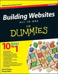 USED-Building Websites All-in-One For Dummies, 3rd Edition by Karlins, David (Paperback)