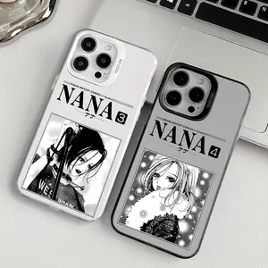 PIKPAKA Cartoon Anime Oosaki Nana Phone Case For iPhone 17 16 15 14 13 12 11 Pro Max Air Matte Laser Aurora Shockproof Funda  Anti-Drop Anti-Fingerprint Cover