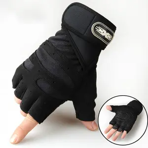 Maintain Protection and Comfort: Men's and Women's Half-Finger Gym Gloves - Breathable Sunshade Sports Gloves for Outdoor Activities!