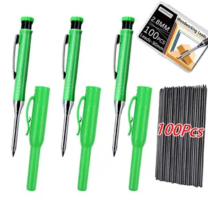 7pcs/set new creative high-quality 2.8mm woodworking set, equipped with large capacity 2B lead core for deep hole marking and drawing, office marking, meeting the needs of all engineers Woodworking Tools Tool Kit