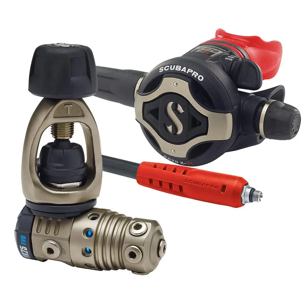 Scubapro MK25T EVO/S620 X-TI Dive Regulator INT with Mouthpiece & Hose Protector