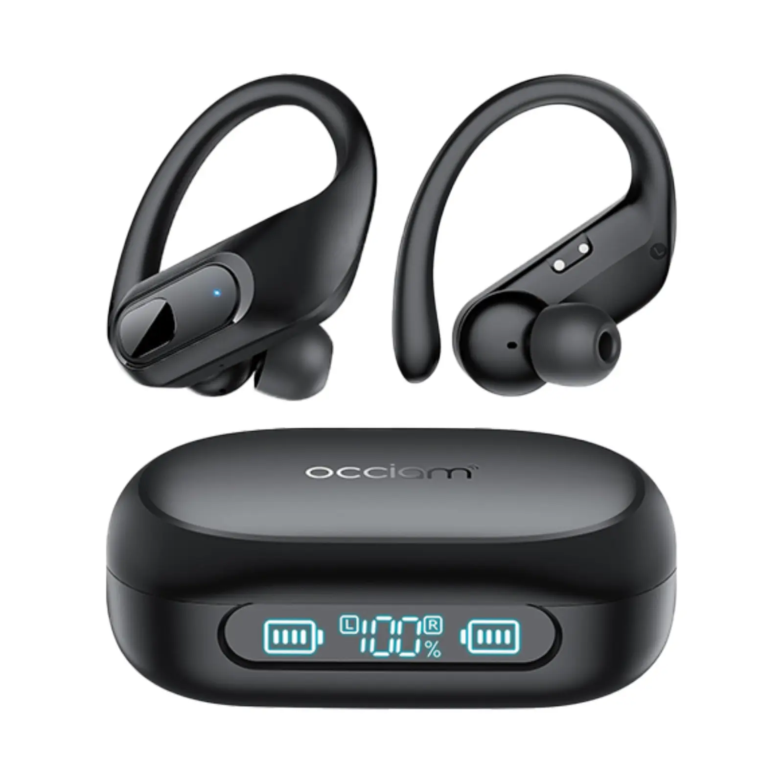 TAGRY T9 TWS Wireless Earbuds: Bluetooth 5.3, 96Hrs Playback, Waterproof, LED Display - Ideal for Sports