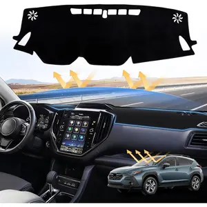 Dash Cover for 2024 2025 Subaru Crosstrek Dashboard Cover Mat for Crosstrek Accessories Suede Dash Mat Crosstrek Sun Shade Nonslip Mesh UV Rays Protector No Glare