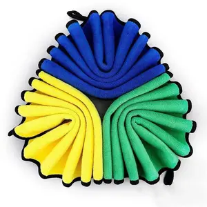 Microfiber Car Cleaning Towel, 20pcs/set Strong Water Absorbent Car Cleaning Towel, Durable & Easy To Clean Cleaning Tool for Car