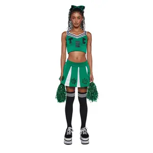 High Spirited Cheerleader Costume Set