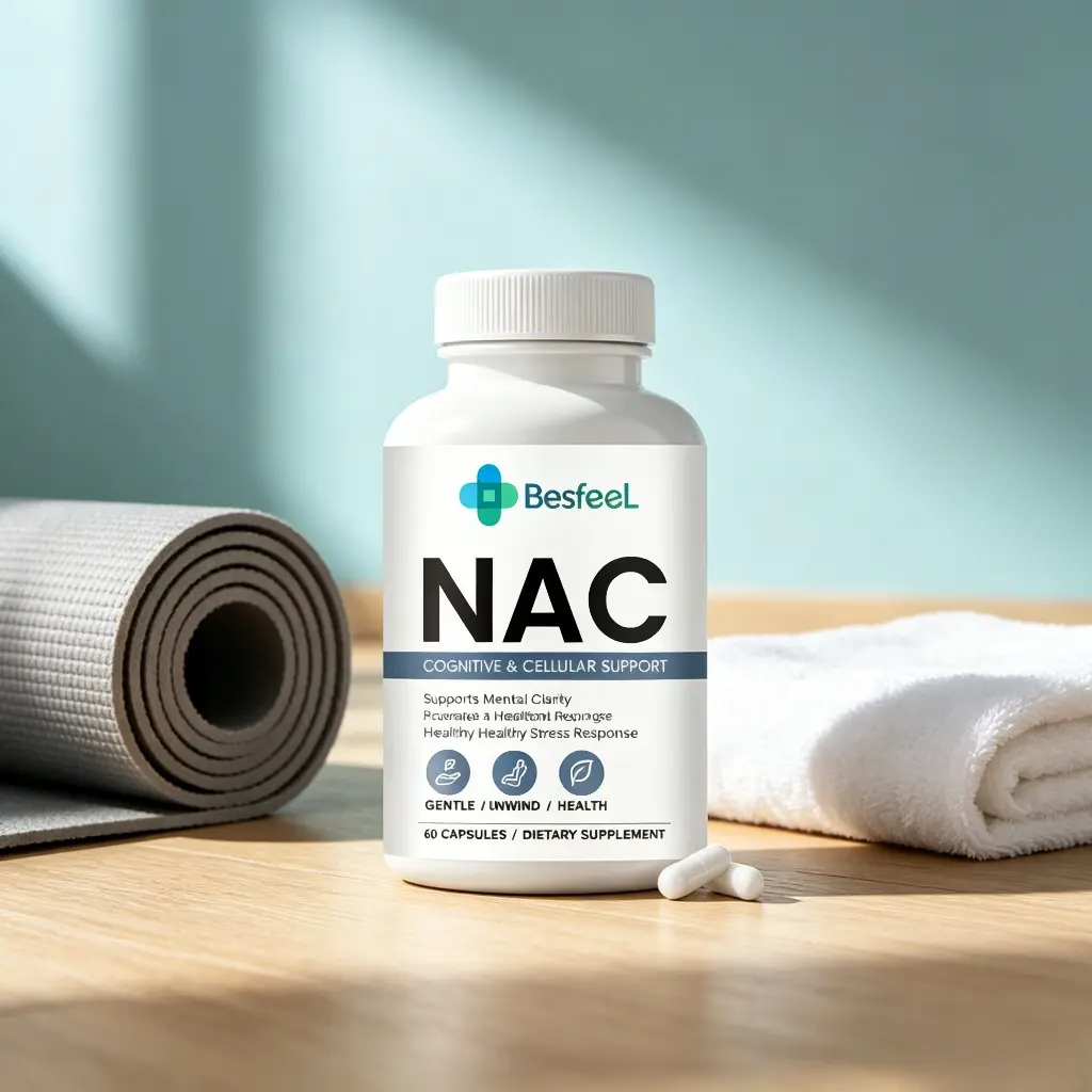 Liposomal NAC, dietary supplement capsules; liposomal delivery technology enhances absorption; acts as a glutathione precursor to support cellular antioxidant defense and respiratory comfort; suitable for daily nutritional maintenance in adults.