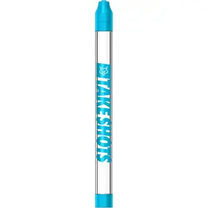 Take - Shot Holder & Straw for Drinks & Chasers - Experience Shots  The Go - Fits  Standard Bottles, Glasses, & The Chase - 1oz (Electric Blue)