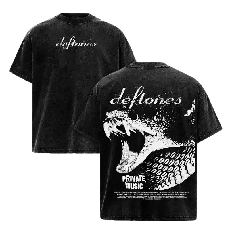 Vintage Washed Graphic T-Shirt, Unisex Oversized Short Sleeve Top - Heavyweight 230gsm Cotton, Double-Sided Rock Band Streetwear, Apparel, Shortsleeve, Tshirt, Classic