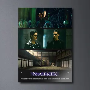 The Matrix - Movie Poster Print | Minimalist Movie Poster | Wall art #62